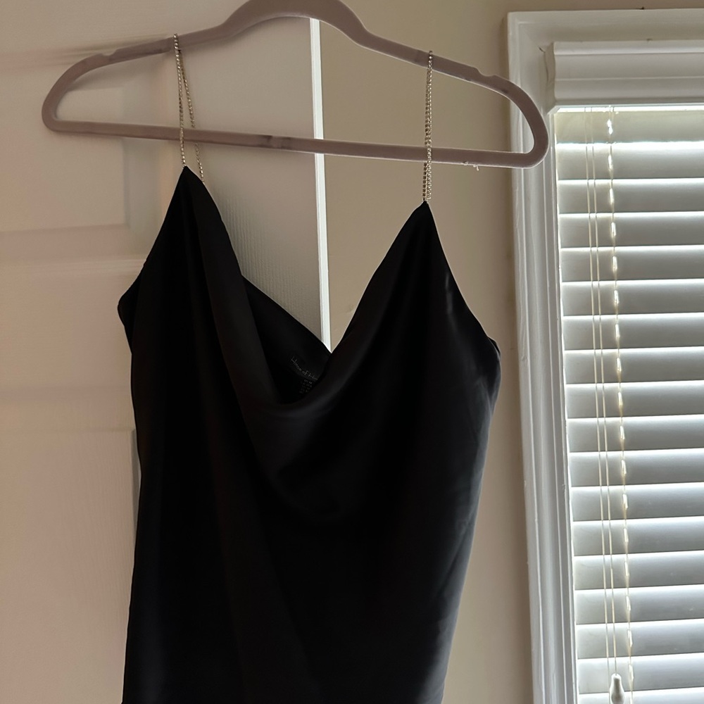 House of Harlow black silk top